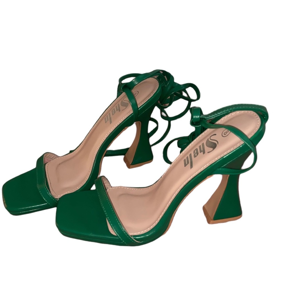 New SHEIN lace up platform heels